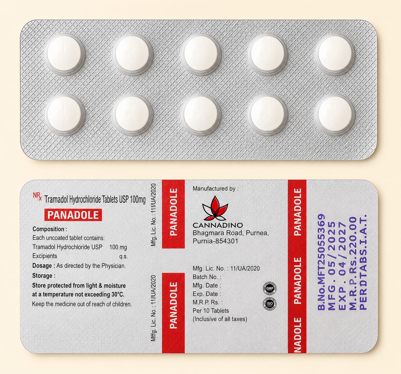 Tramadol 100mg Tablets